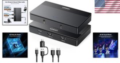 HD Capture Card 4K 60Hz Loop-out USB C 3.0 1080P 60FPS for Gaming Streaming