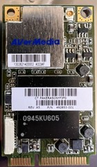 HP 582726-001, 492853-001 Digital/Analog ATSC/NTSC TV Tuner/FM Mini PCIe Card