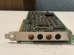 MIRO VIDEO DC1 VIDEO DIGITIZER / PLAYBACK CARD 16-BIT ISA CARD COMPOSITE S-VIDEO