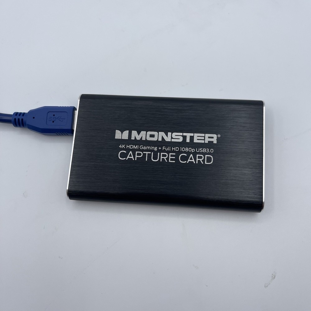 Monster 4K HDMI Capture Card USB 3.0 1080p60 Game Streaming Recorder