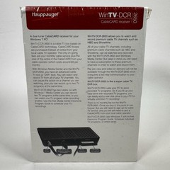 Hauppauge WinTV-DCR-2650 Dual Tuner USB CableCARD Receiver Win7 Media Ctr New