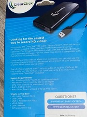 ClearClick HD Capture Stick-Record Capture HDMI from Video Gaming Systems & More