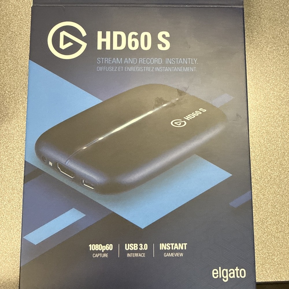 Elgato HD60 S Game Capture Card – Black (1GC109901004)
