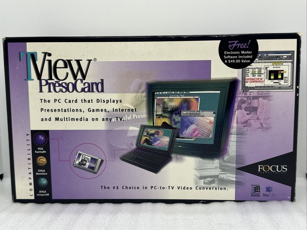 Focus Enhancements TView PresoCard PC To TV Video Conversion 444-1700, 640×480