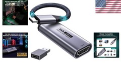 Ultra-Low Latency HDMI to USB C Capture Card for Seamless Gaming & Teaching