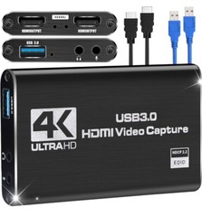 Capture Card 4k Video Game Capture Card 4K 1080P 60FPS • HDMI to USB 3.0 Capture