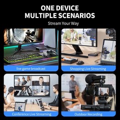 Acasis 4K60 HDR Game Capture Card HDMI to USB Video Recorder for Live Streaming