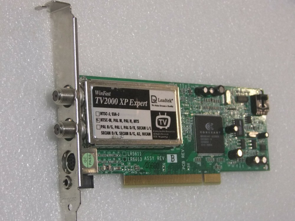 Leadtek WinFast TV 2000 XP Expert TV FM Tuner card