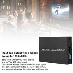 S300 4K Card USB 3.0 DriverFree Game Live Microphone 1080P HD Loop