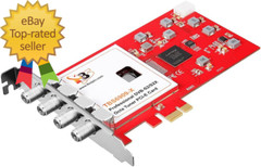 6909X DVB-S/ S2/ S2X 8 Tuner PCI Express Digital Satellite TV Card for Live TV