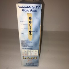 Compro Video Mate TV Tuner / Personal Video Recorder w/ Remote For Windows + FM