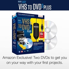 Roxio Easy VHS to DVD 3 Plus Video Converter with USB Capture Device