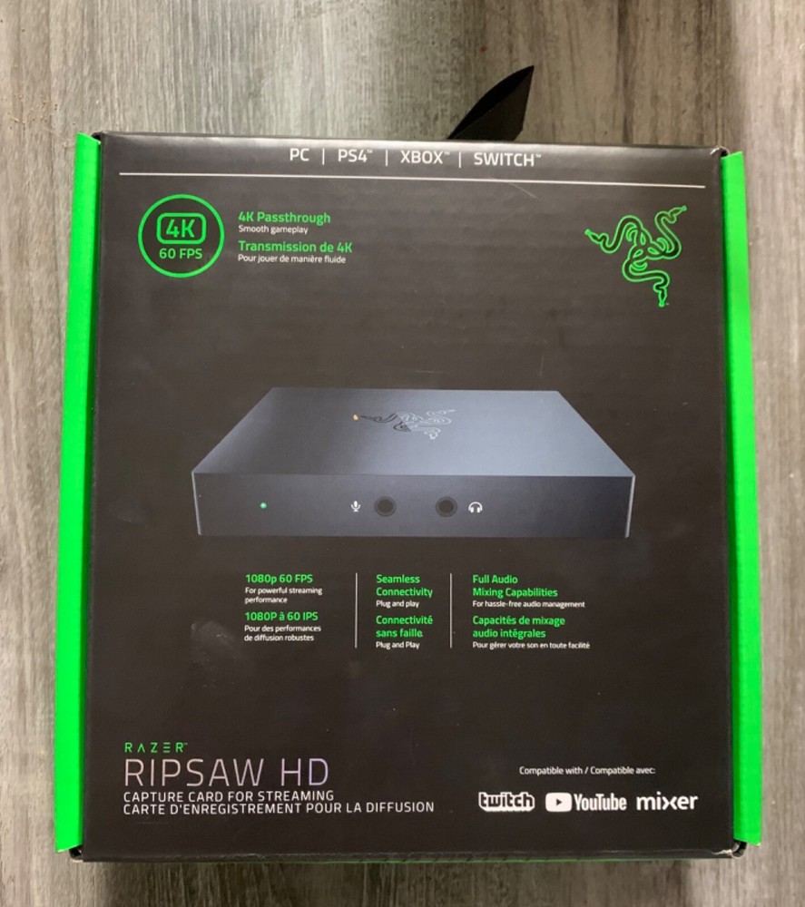 Razer Ripsaw HD Game Streaming Capture Card