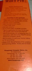 Hauppauge WinTV PVR USB2 Personal Video Recorder Model 941