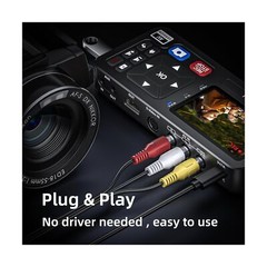 Universal VHS to Digital Converter – Capture and Convert Analog Video from VC…