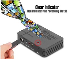 H.264 HD Digital Video Recorder With 1080P Component RCA AV USB SD Card Inputs