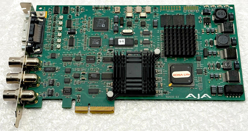AJA KONA LHe 102035-03 PCIe Video Capture Card *Tested* HD SDI