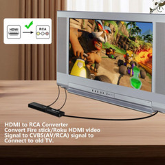 Dingsun HDMI to RCA Converter, AV Older TV TO converter