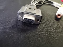 AJA Kona Capture card Breakout Cable Composite/Component/RCA/XLR one end Missing