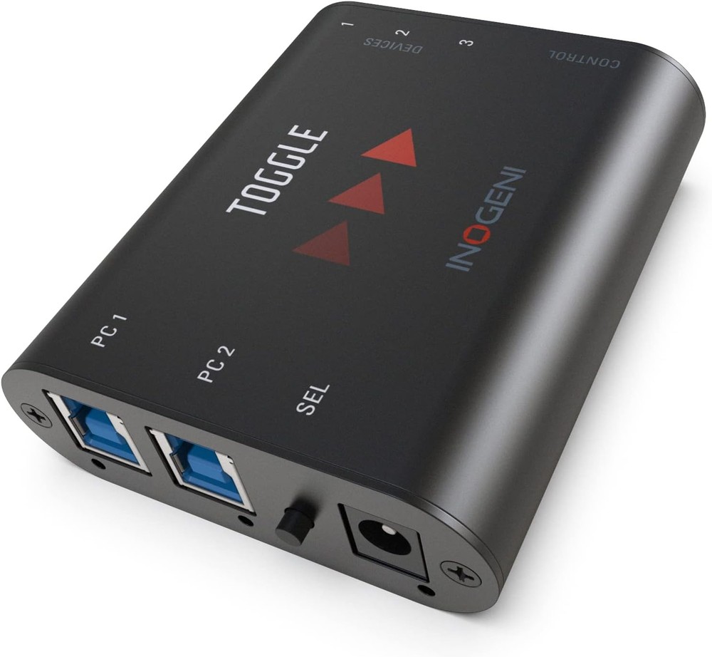 Toggle by INOGENI, Video Conference USB switcher (BYOD/BYOM), Plug and Go, Up to