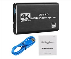 4K Audio Video Capture Card USB 3.0 HDMI Video Capture Device 1080P HD Recording