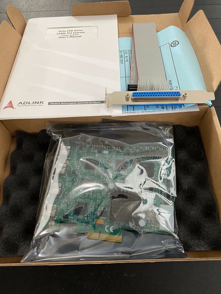 ADLink PCIe-FIW64 , 4-CH PCI ExpressR IEEE 1394b Frame Grabber NEW