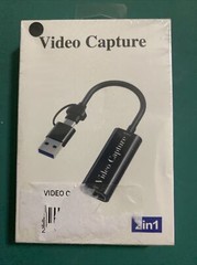 2 in 1 4K USB Type C HDMII-compatible Video Card Phone Game Webcast