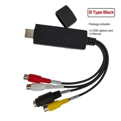 VHS to Digital Converter USB 2.0 Video Converter Audio Capture Card for VHS Box