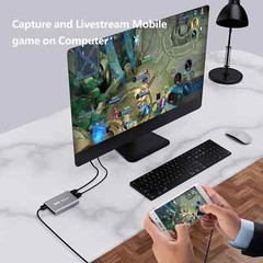 4K 60HZ HDMI Loop 1080P USB 2.0 PC Live Streaming Game Record Video Capture Card