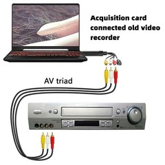 Video Capture Card VCR VHS to Digital DVD Converter Fit for Windows 10 8 USA