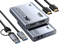 0 HDMI Capture Card, 4K Passthrough, 1080P60 2K30 Recording | Aluminum shell,…