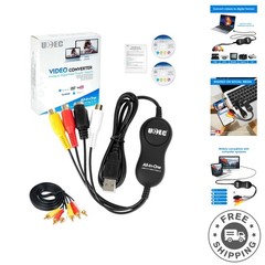 Advanced USB Video Capture Device – VHS to Digital Conversion for Home Archiving