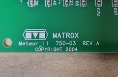 Matrox Meteor II METEOR2/4 PCI 750-03 REV.A Frame Grabber Card