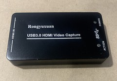Rongyuxuan HDMI to USB3.0/2.0 Dongle 1080P 60FPS Drive-Free HDMI Video Capture