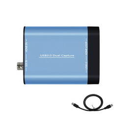Hot-Sale 2 Channel SDI HDMI VIDEO CAPTURE Card Box USB3.0 60FPS FPGA Grabber Don