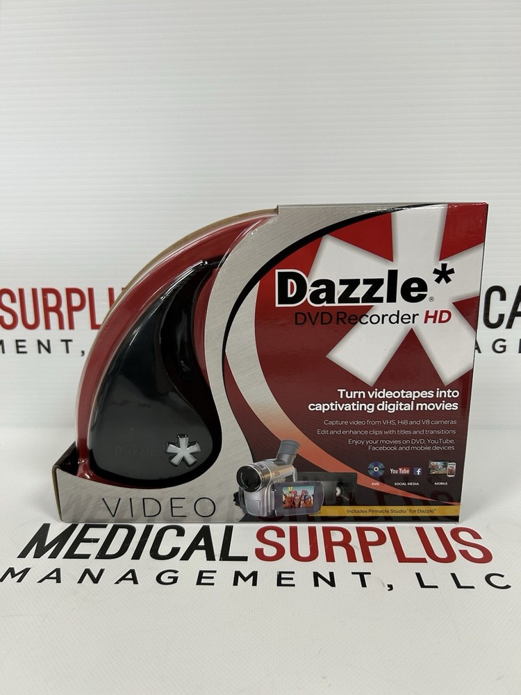 Pinnacle Dazzle DVD Recorder HD w/ Cable – New Retail Box, DVCPTENAM
