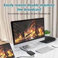SDI Capture Card USB 3.0, SDI to USB 3.0 with HDMI Loopout, 1080P 60Fps SDI H…