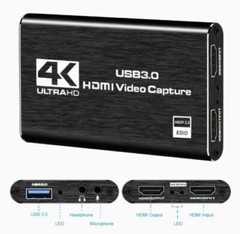 4K Audio Video Capture Card USB3.0 HDMI Video Capture Device Full HD 1080P 60FPS
