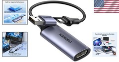 Low Latency 4K HDMI Video Capture Card – Plug & Play for Gamers and Streamers