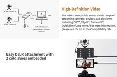 0 4K HDMI Video Capture Card with 2 Input 2 Output Two Screen Capture Broadca…