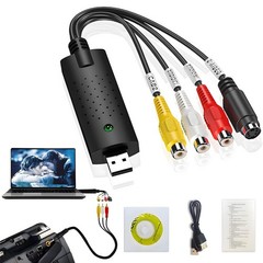 Capture Card, USB Video Capture Card Device, Audio Video Converter Grabber fo…