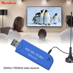 Digital RTL2832U & R828D SDR USB2.0 TV Stick Tuner 25 MHz To 1760 MHz A300U FM S