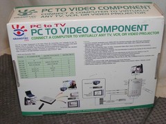 GRANDTEC PC TO VIDEO COMPONENT GXP-2000**VGA TO TV/CRT CONVERTER W/REMOTE**NEW