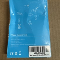 Video Capture Card USB/USB-C/HDMI 1080p 60hz Streaming Compatible Mac Switch PC