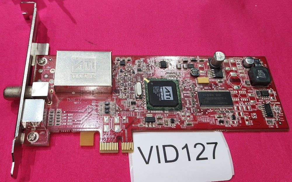 VID127 – ATI Theater 550 Pro PCI-e TV Tuner Card Red – No Remote