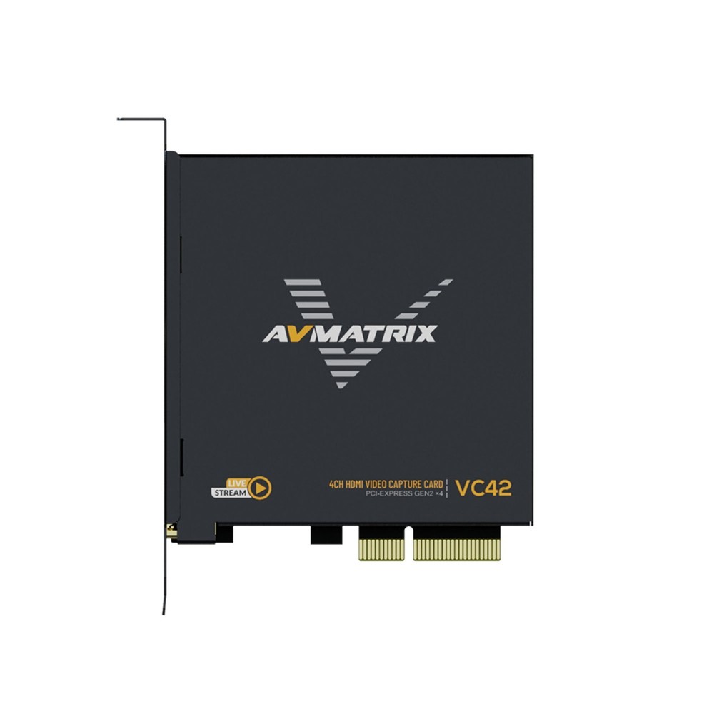 AVMATRIX VC42 4-CH HDMI Pcie Capture Carte HDMI 1.4 Simultanée Entrée