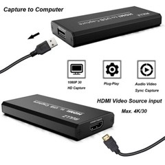 USB 3.0 2.0 HDMI Video Capture Card for PS4 Game Record PC Live Streaming Plate