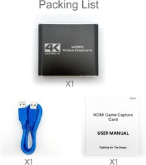 Capture Card, Game Capture Card,HDMI Video Capture Card,60FPS Video Recorder