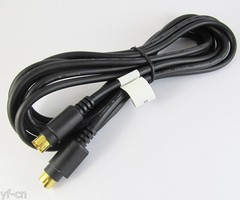 4pcs 10ft S-Video Cable Mini Din 4 Pin Male to Male Dual Male For DVD HDTV Gold