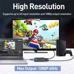 Video Capturer Card HDMI 4K 60Hz USB 3.0 1080P Live OBS Capturing Game Recorder